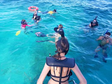 Next stop: snorkeling in the Punta de Maya